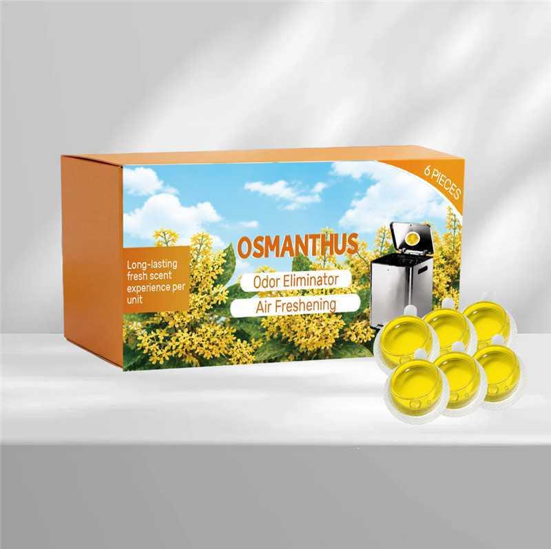 Gel Air Freshener - 6Pcs/BOX Citrus Scent Gel Air Freshener,