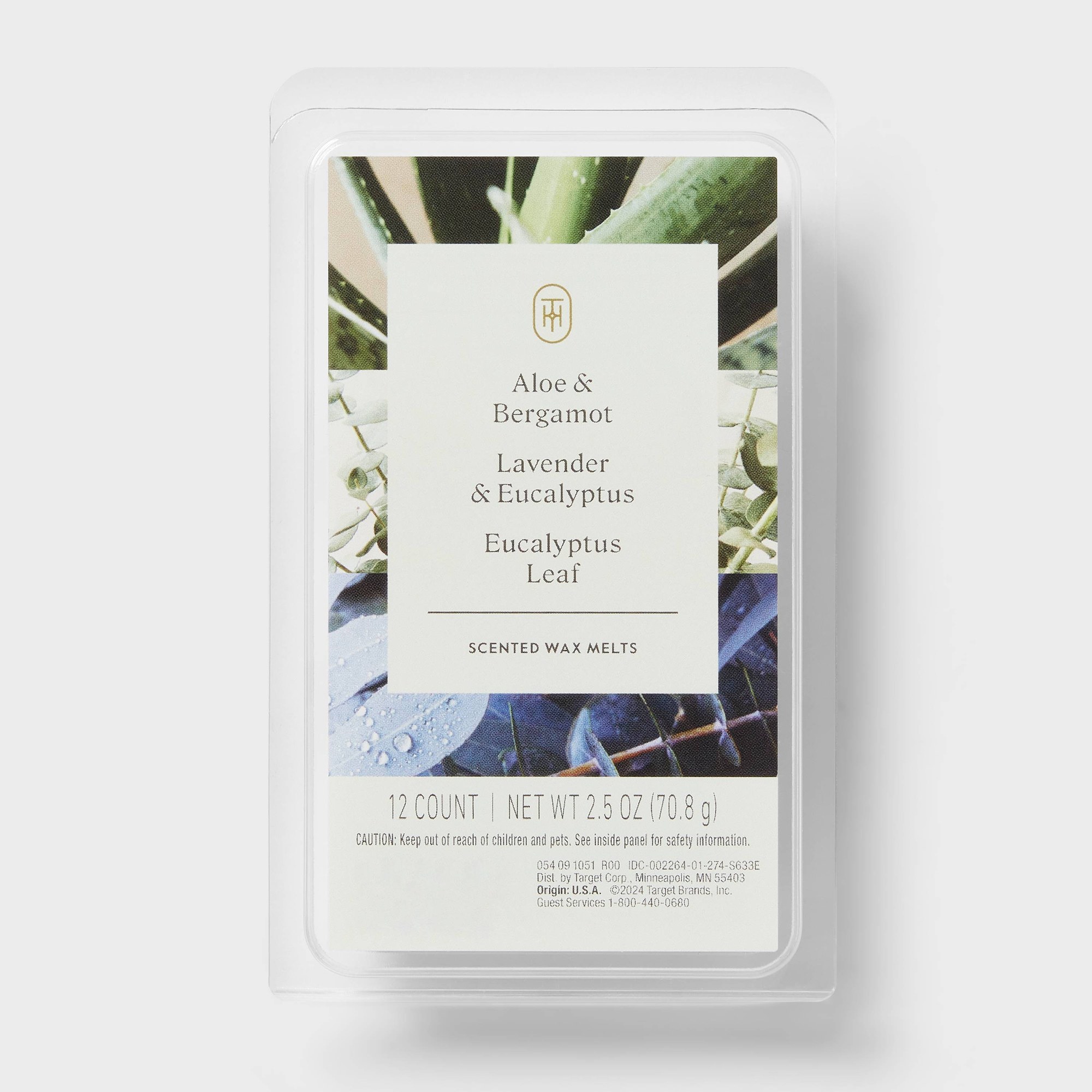 Home Fragrance Wax Melts - 24ct Botanical Scented Wax Melts With