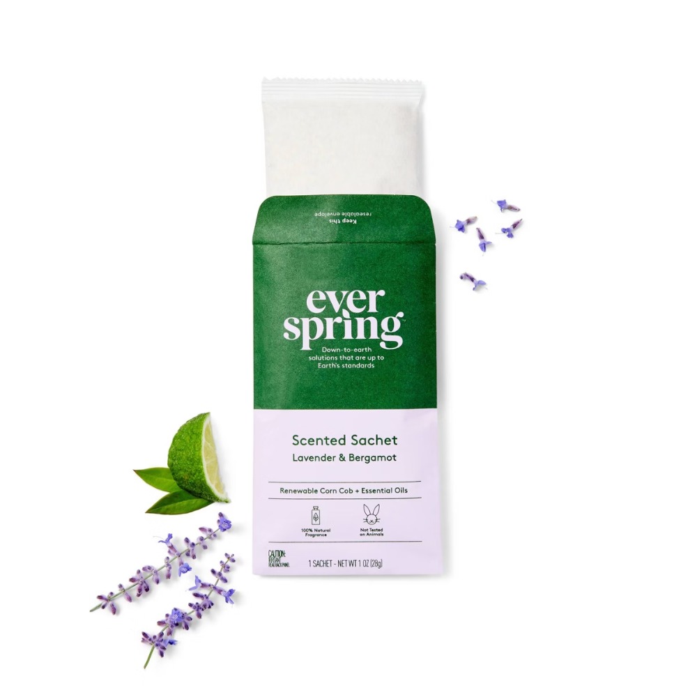 Home Fragrance Bergamot - Air Freshener Sachet - Lavender &