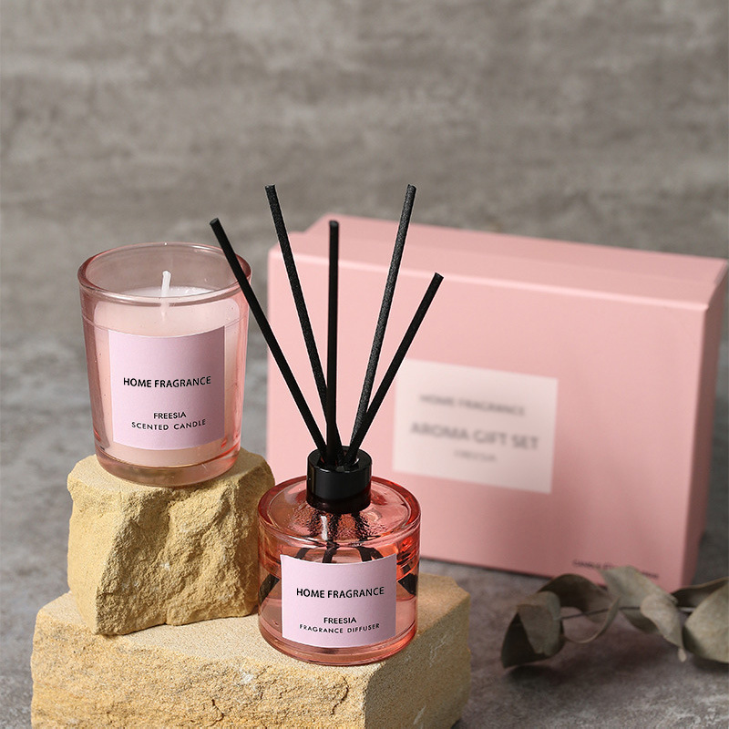 Premium Reed Diffuser and Cand - Home Fragrance Set Gift review and price