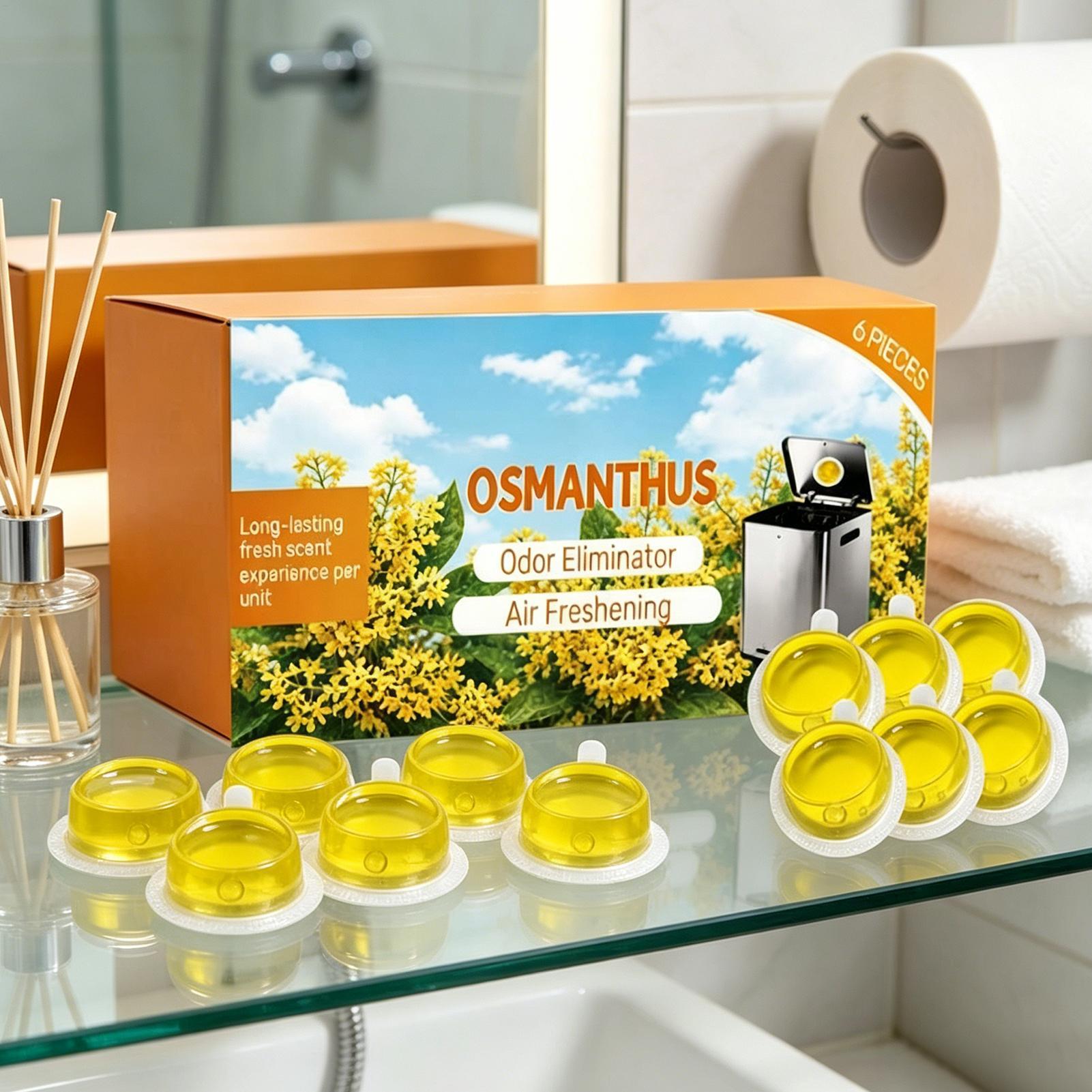 6Pcs/BOX Citrus Scent Gel Air  - Gel Air Freshener review and price