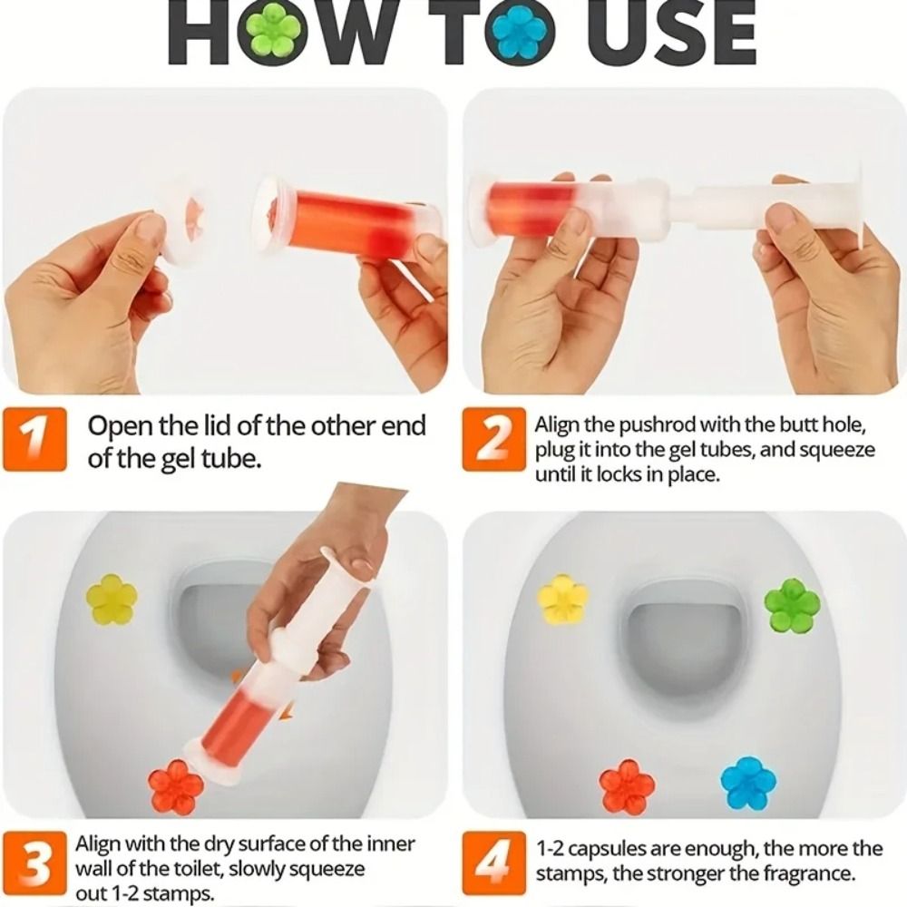 2024 Aroma Flower Toilet Clean - Gel Air Freshener review and price