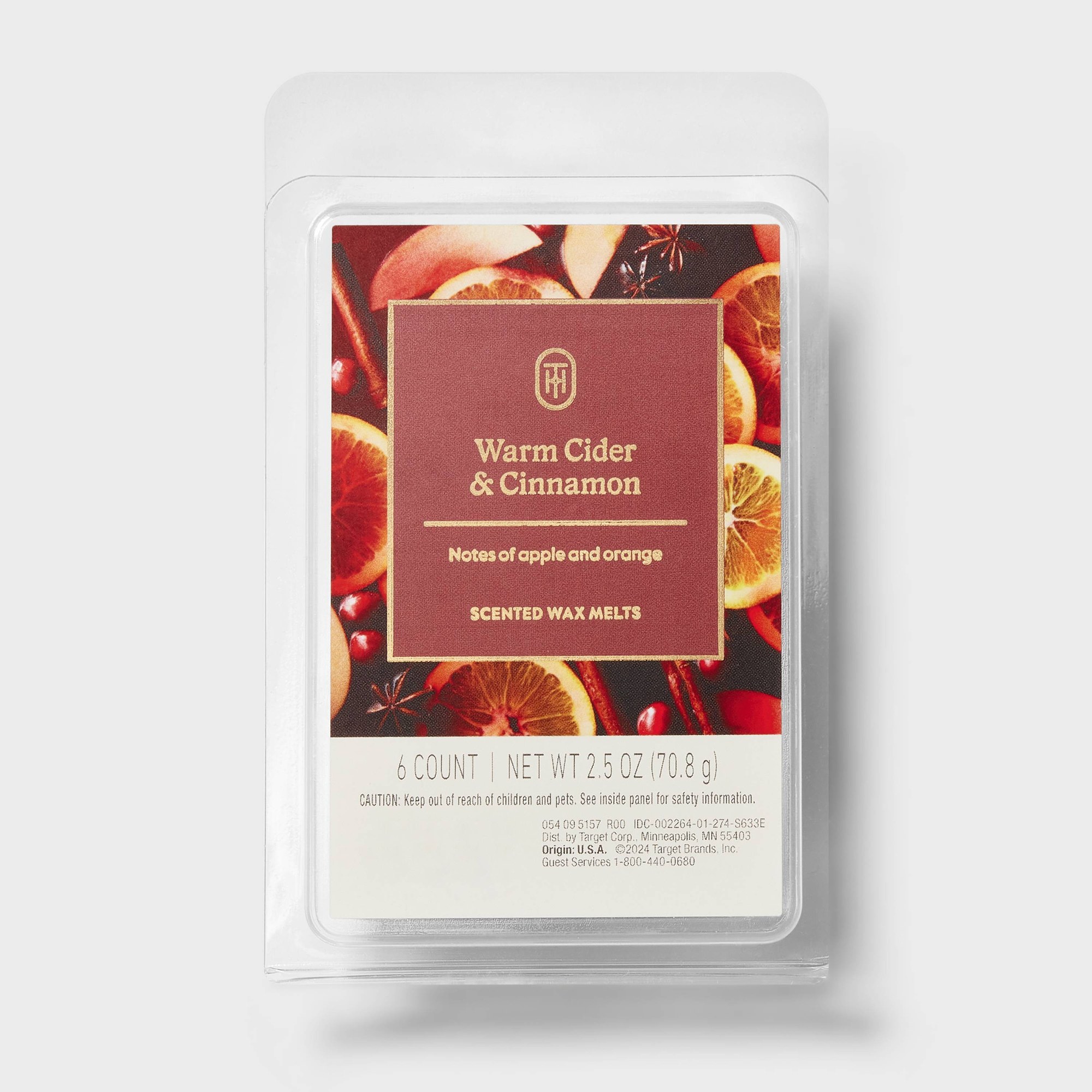 12ct Warm Cider Cinnamon Wax M - Home Fragrance Wax Melts review and price