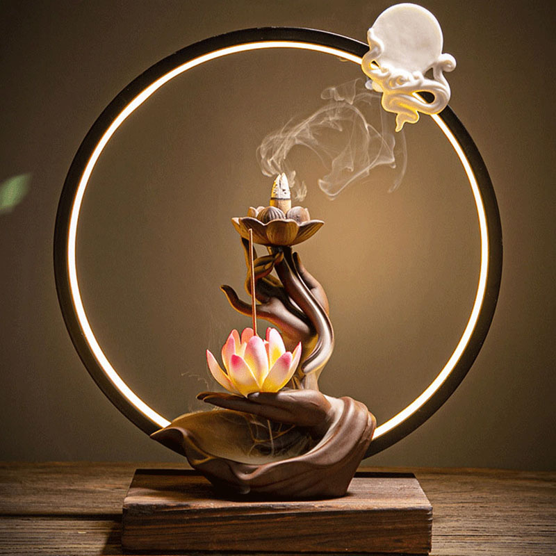 Lotus Reflux Incense Stove Bas - Home Fragrance Bergamot review and price