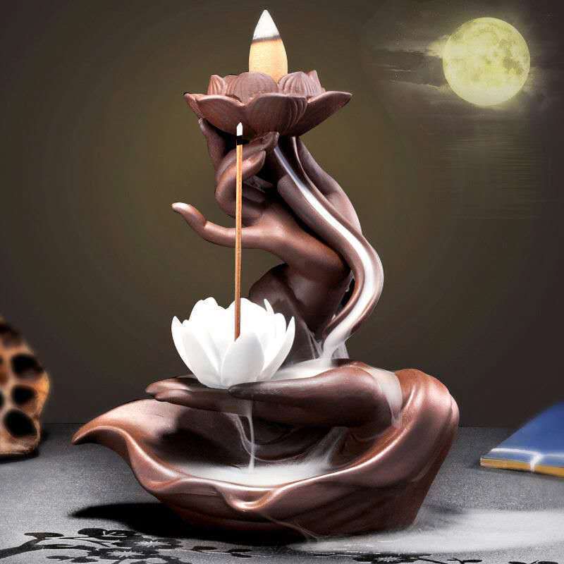 Lotus Reflux Incense Stove Bas - Home Fragrance Bergamot review and price